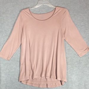 J JILL Buttery Soft Stretch Modal Warm Snuggly Double Layer 3/4 Sleeve Tunic